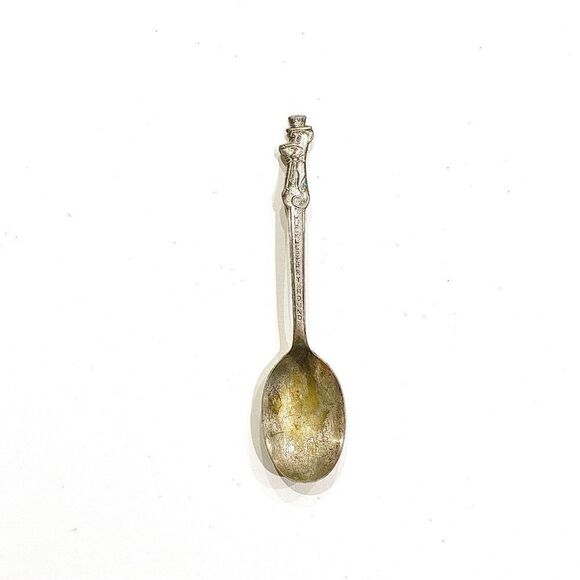 Huckleberry Hound Silverplated Cereal Spoon Hanna Barbera 1960s-70s - Picture 1 of 7